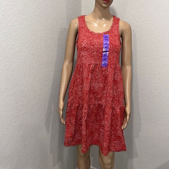 NWT-Frye  cotton floral dress w/ pockets. - Picture 1 of 6